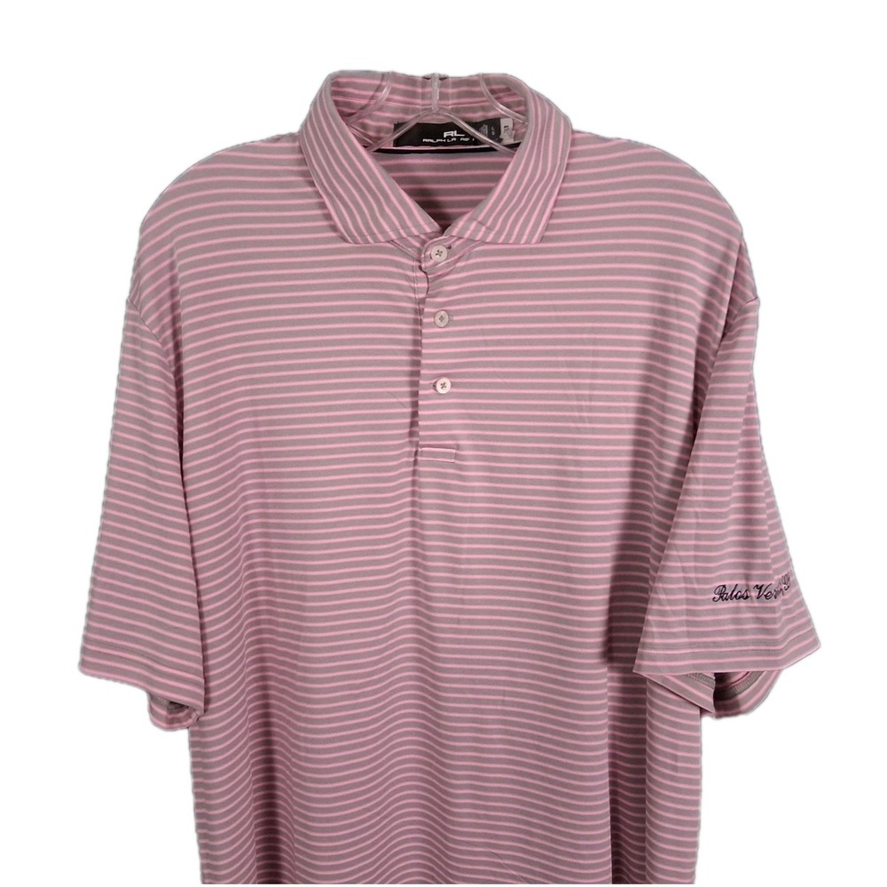 RLX Ralph Lauren Classic-Fit Performance Polo Palos Verdes GC Logo Men's Large